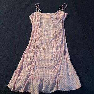 Pink Gingham Sundress